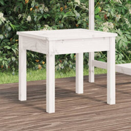 Walplus Garden Bench White 50X44X45 Cm Solid Wood Pine - thumbnail 1