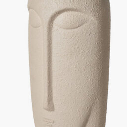 Pacific Lifestyle Cream Texture Ceramic Table Lamp With Face Detail - thumbnail 8