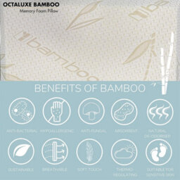 istyle mode 2X Bamboo Cover Visco Memory Foam Pillow - thumbnail 5
