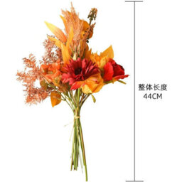 Decorative Artificial Flowers, Realistic Silk Flowers For Decorating Wedding Bouquets - thumbnail 2
