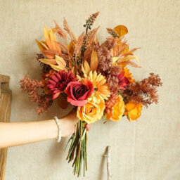 Decorative Artificial Flowers, Realistic Silk Flowers For Decorating Wedding Bouquets - thumbnail 4