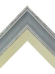Frames By Post Scandi Distressed Blue Frame With Light Grey Mount For Image Size 6 X 4 Inch - thumbnail 5