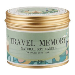 Living And Home Long-Lasting Fuzzy Kiwi Fruit Scented Soy Wax Candle In Travel-Ready Aluminum Tin With Lead-Free Cotton Wick