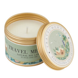 Living And Home Long-Lasting Fuzzy Kiwi Fruit Scented Soy Wax Candle In Travel-Ready Aluminum Tin With Lead-Free Cotton Wick - thumbnail 6