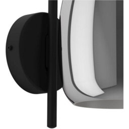Loops Stylish Modern Black Wall Light For Indoor Home Decoration - thumbnail 5