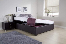 Kosy Koala Ottoman Storage Black Faux Leather Bed Side Lift 3Ft Single Bed Frame - thumbnail 6