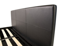 Kosy Koala Ottoman Storage Black Faux Leather Bed Side Lift 3Ft Single Bed Frame - thumbnail 5