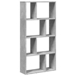 Berkfield Durable Bookcase Concrete Grey 60X20X120 Cm Engineered Wood - thumbnail 1