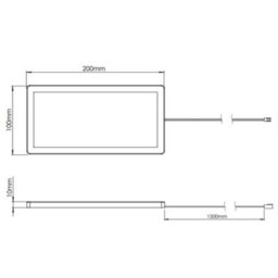 Sensio Neo Under-Cabinet Led Light 4.5W 3000K 310Lm Dimmable (Stainless-Steel Effect) Se11590W0 - thumbnail 3