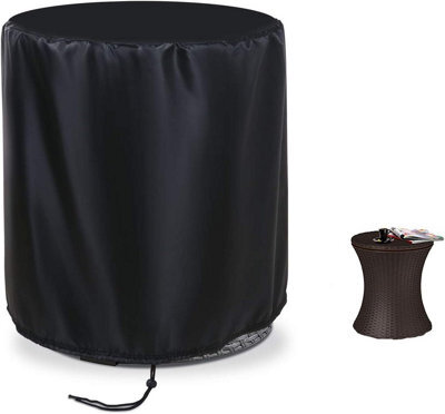 Waterproof Cover For Small Round Table, Patio Ice Bucket Cover, Black (52 X 58 Cm) - image 1