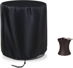 Waterproof Cover For Small Round Table, Patio Ice Bucket Cover, Black (52 X 58 Cm) - thumbnail 1