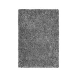 Grey Plain Rug, 50mm Thick Anti-Shed Rug, Handmade Luxurious Modern Shaggy Rug For Bedroom, & Dining Room-200Cm X 290Cm - thumbnail 1