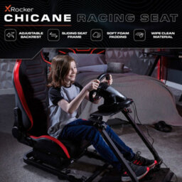 X Rocker Xr Racing Chicane Racing Sim Cockpit Gaming Chair - Black / Red - thumbnail 2