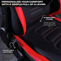 X Rocker Xr Racing Chicane Racing Sim Cockpit Gaming Chair - Black / Red - thumbnail 5