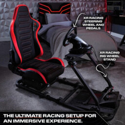 X Rocker Xr Racing Chicane Racing Sim Cockpit Gaming Chair - Black / Red - thumbnail 7