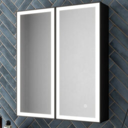 Affine Led Bathroom Mirror Cabinet Demister Shaver Socket Touch Wall Mounted 700X600mm - thumbnail 1