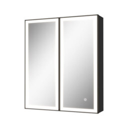 Affine Led Bathroom Mirror Cabinet Demister Shaver Socket Touch Wall Mounted 700X600mm - thumbnail 4
