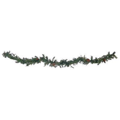 Beliani Christmas Garland Led Kamerun 270 Cm Green - image 1