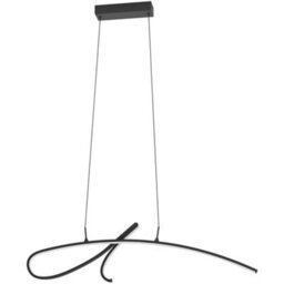 Loops Stylish Modern Black Led Pendant Light For Indoor Spaces - Perfect Ceiling Fixture - thumbnail 4