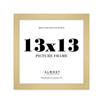 "14X14"" Turquoise Picture Frame - 14X14"" Square Frame With 13X13"" Mount For 14X14""/13X13"" Pictures Vintage Style Thin Edge, 1 Pack" - image 1