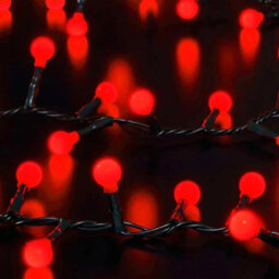 200 Led Red Berry Christmas Fairy String Lights - thumbnail 5