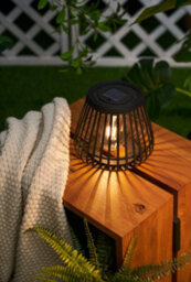 Pauleen 48343 Glimmer Solar Lantern Ip44 2700K 7Lm Black Solar Luminaire - thumbnail 4