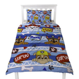 Paw Patrol Peek Boys Reversible Duvet Set Multicoloured (Single) - thumbnail 3