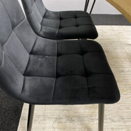 Kosy Koala Modern Dining Table Set With 2 Black Velvet Chairs And Bench Kitchen Dining Room Furniture - thumbnail 5
