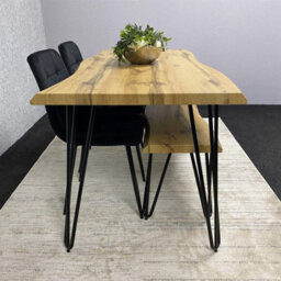Kosy Koala Modern Dining Table Set With 2 Black Velvet Chairs And Bench Kitchen Dining Room Furniture - thumbnail 9