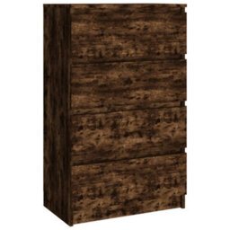 Vidaxl Sideboard Smoked Oak 60X35X98.5 Cm Engineered Wood - thumbnail 2