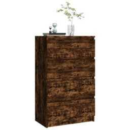 Vidaxl Sideboard Smoked Oak 60X35X98.5 Cm Engineered Wood - thumbnail 4