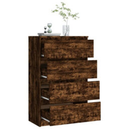 Vidaxl Sideboard Smoked Oak 60X35X98.5 Cm Engineered Wood - thumbnail 5
