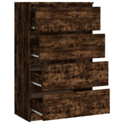 Vidaxl Sideboard Smoked Oak 60X35X98.5 Cm Engineered Wood - thumbnail 8
