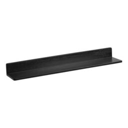 MH London Yung Solid Wood Wall Shelf Living Bedroom Kitchen Wall Mounted Floating Shelves In Black - Large - thumbnail 2