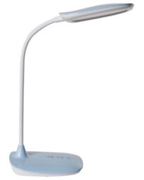 Beliani Blue Office Desk Lamp - Adjustable Arm, Stepless Dimmer, 3 Cct Modes, Touch Control - thumbnail 2