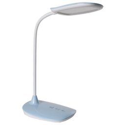 Beliani Blue Office Desk Lamp - Adjustable Arm, Stepless Dimmer, 3 Cct Modes, Touch Control - thumbnail 6