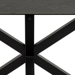 Furniture To Go Heaven Dining Table In Ceramic  Black Top (L) 160Cm Seats Up To 6 - thumbnail 6
