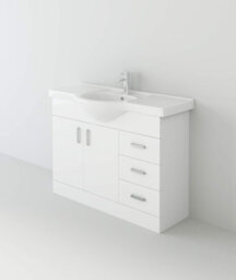Veebath Rosina 1600mm Bath Vanity Unit, Toilet & Taps Bathroom Suite - thumbnail 2