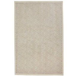 Grey Ivory Easy To Clean Modern Chequered Geometric Dining Room Bedroom And Living Room Rug-160Cm X 230Cm - thumbnail 9