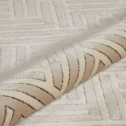 Grey Ivory Easy To Clean Modern Chequered Geometric Dining Room Bedroom And Living Room Rug-160Cm X 230Cm - thumbnail 3
