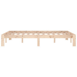 Walplus Solid Pine Wood Bed Frame With Headboard And Plywood Slatted Base 120 X 190 Cm - thumbnail 5