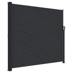 Walplus Retractable Side Awning Garden Sun Shade Canopy Gazebo For Back Door, Porch, Patio Black 180X500 Cm - thumbnail 2