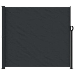 Walplus Retractable Side Awning Garden Sun Shade Canopy Gazebo For Back Door, Porch, Patio Black 180X500 Cm - thumbnail 3