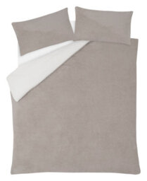 Smart Living Luxury Super Soft & Reversible Teddy Fleece Duvet Cover And Pillowcase - thumbnail 6