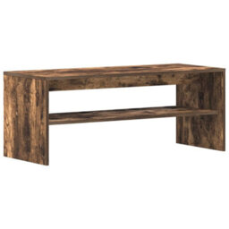 Berkfield Tv Cabinet Smoked Oak 100X40X40 Cm Engineered Wood - thumbnail 2
