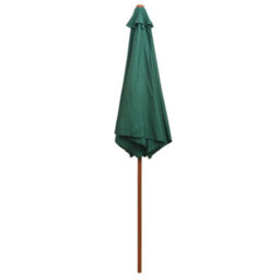 Berkfield Parasol 270X270 Cm Wooden Pole Green - thumbnail 5