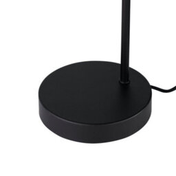 First Choice Lighting Victoria - Black Touch Lamp With Frosted Glass Shade - thumbnail 4