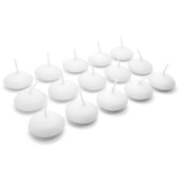 SolaDirect White Floating Candles, Pack Of 15, Unscented, Long Burning Time, Tealights Candles, Romantic Decoration Wedding Dinner Christmas - thumbnail 6