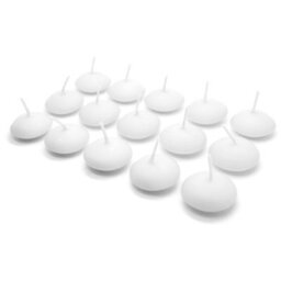 SolaDirect White Floating Candles, Pack Of 15, Unscented, Long Burning Time, Tealights Candles, Romantic Decoration Wedding Dinner Christmas - thumbnail 7