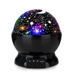 Rotating Led Galaxy Starry Night Light Projector , Star Sky And Moon Lamp For Bedroom